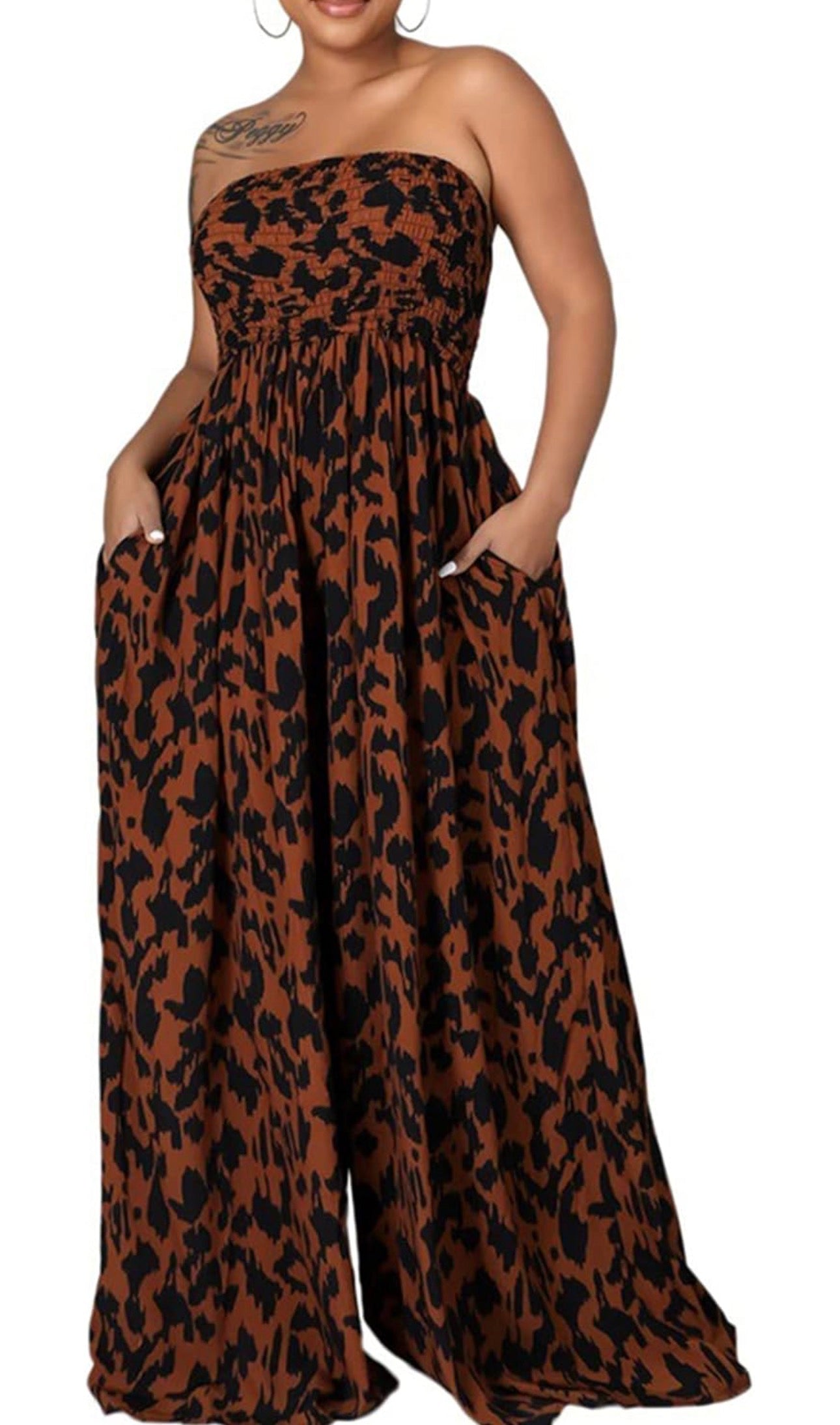Wildly Chic Leopard Jumpsuit