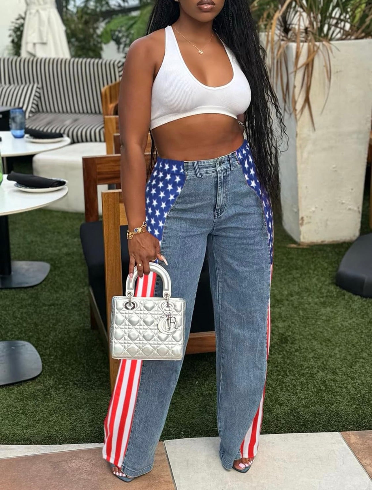 Stars & Stripes Statement Denim Jeans